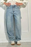 Sabrina | Wide-Leg Carpenter Jeweled Jeans