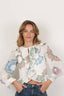 Quilted Bodice Table Cloth Blouse