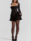 Maddy | Black Lace Corset Dress