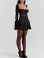 Maddy | Black Lace Corset Dress