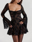 Maddy | Black Lace Corset Dress