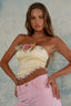 Anita | Beaded Florets Bustier