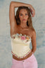 Anita | Beaded Florets Bustier