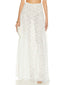 Elegant Hollow Lace Wide Swing Skirt