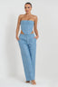 Belinda | Sequins Denim Pants Set
