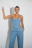 Belinda | Sequins Denim Pants Set