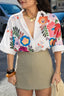 Celia Florita Print Blouse