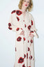 Sahara Print Kimono Dress - Coquelicot