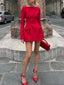 Elegant And Sophisticated Bow Mini Dress