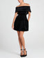 Elegant Off-The-Shoulder Mini Dress