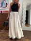 Camber | Striped Knit Tassel Skirt