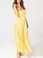 Lina | Pleated Halter Backless Midi