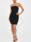 Elegant Faux Diamond Cutout Temptation Mini Dress