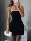 Léa | Pearl Strap Tulip Dress